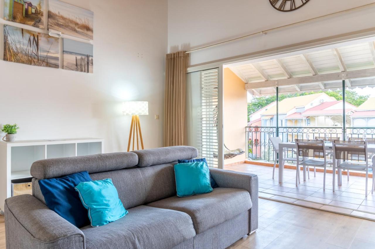 Superbe Appartement En Duplex En Residence - Caye D'Argent Le Gosier  Luaran gambar