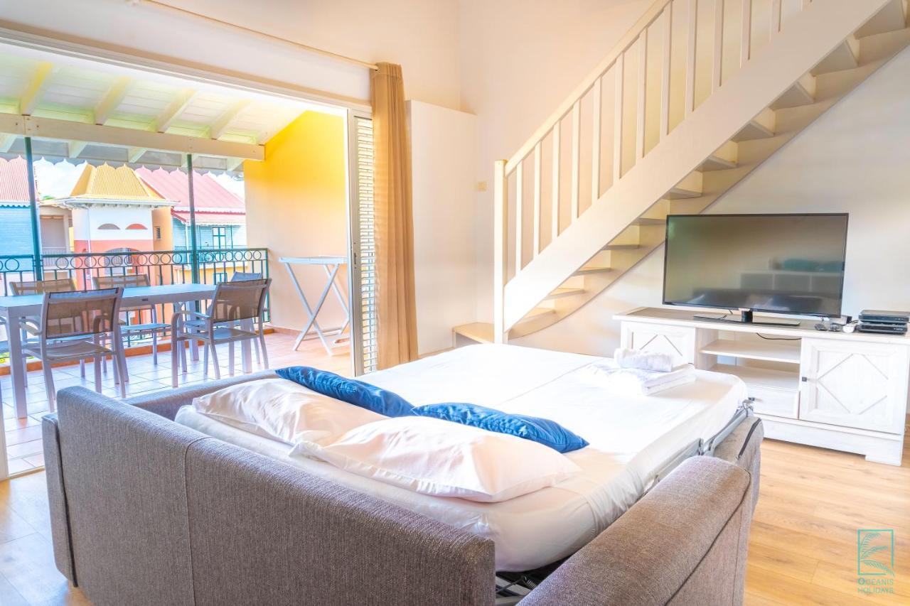 Superbe Appartement En Duplex En Residence - Caye D'Argent Le Gosier  Luaran gambar